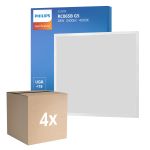 Mehrfachpackung 4x Philips LED Panel Ledinaire RC065B 28W 3400lm - 840 Kaltweiß | 60x60cm - UGR <19