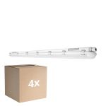 Mehrfachpackung 4x Ledvance LED Feuchtraumleuchte Feuchtigkeitsdicht 58W 8000lm - 840 Kaltweiß | 150cm