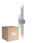Mehrfachpackung 6x Ledvance LED Downlight Slim Quadrat SQ155 12W 1020lm 120D - 830 Warmweiß 