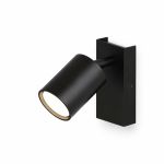 D'Lite Wandleuchte Prisma Metall Schwarz | IP20 - Geeignet für 1x GU10