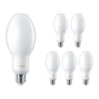 Mehrfachpackung 6x Philips TrueForce Core LED E27 HPL/SON Matt 18W 3000lm 300D - 840 Kaltweiß | Ersatz für 80W
