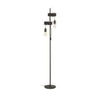 Eglo Stehlampe Townshend 4 Stahl Braun Schwarz | IP20 - Geeignet für 2x E27 