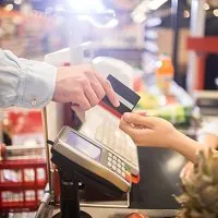 Beleuchtung des Kassenbereiches mit LED